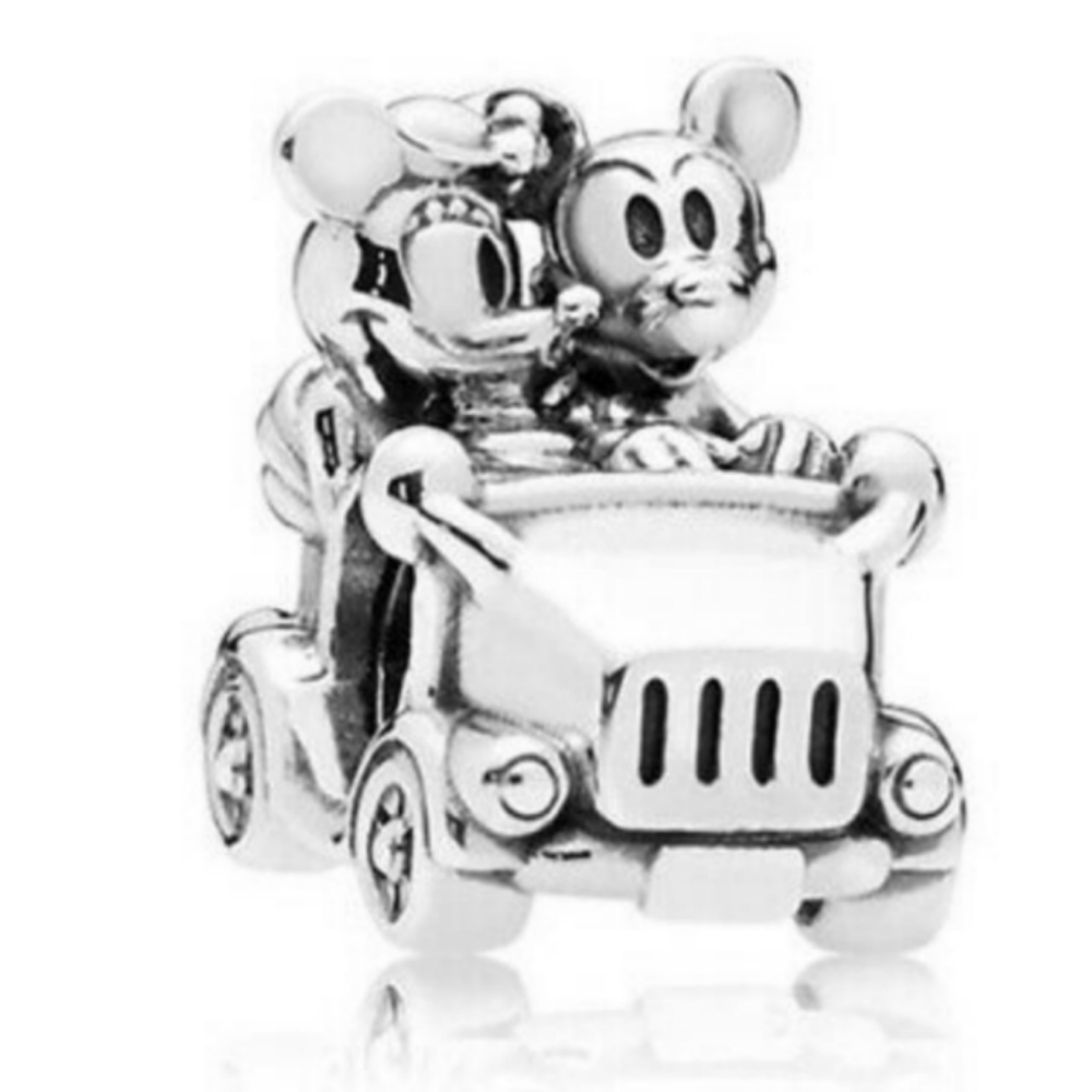 European Handmade Mickey and Minnie Mouse Charm